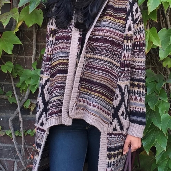 LINE - long multicoloured cardigan - Picture 12 of 12